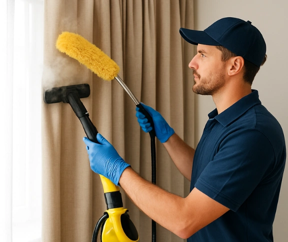 Trusted blind cleaning technician Matty Curtain Cleaning centennial-park-nsw QLD